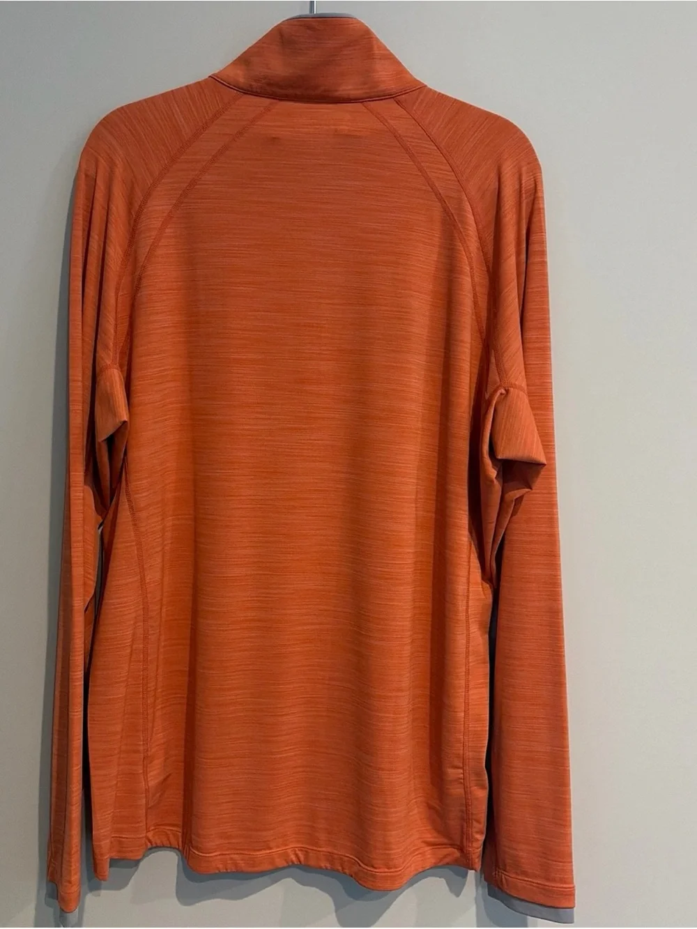 Coolibar XL Orange Peach UPF 50 Sun Protection Ultimate 1/2 Zip Rash Guard 10421